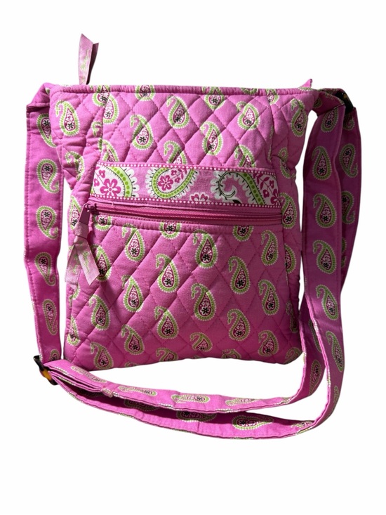 Vera Bradley Handbags - Vera Bradley Hot Pink Paisley Quilted Crossbody Bag